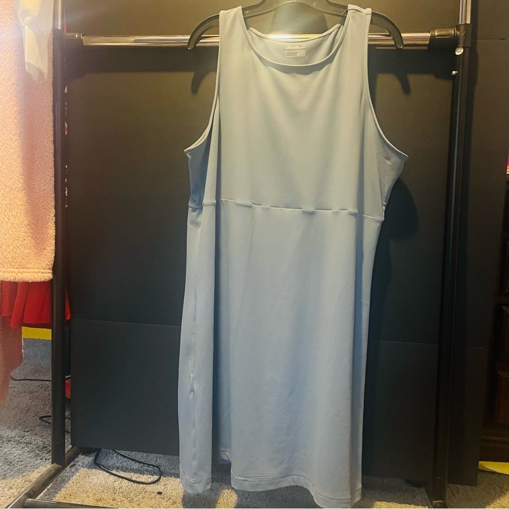 Eddie Bauer Blue Tank Dress XL